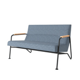 Line Two Seater Office Fabric Leisure Lounge Sofa - Gavisco Office Furniture